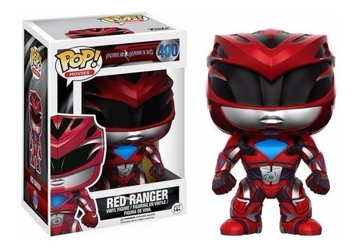 Boneco Funko Pop - Power Rangers - Rojo Ranger - 400