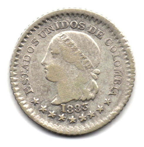 5 Centavos 1883 Bogotá