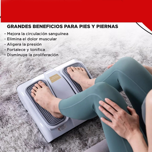 Imagen 7 de 10 de Masajeador De Pies Alta Gama Calor Programas Bolsas De Aire