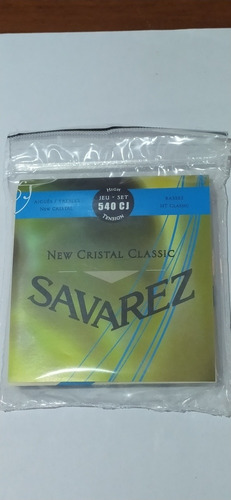 Juego De Cuerdas Savarez New Cristal Classic Tensión 540cj