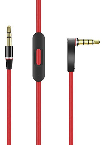 Reemplazo Control Talk Mic Cable Wire Cable Aux Beats S...