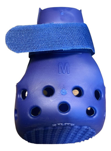 Botitas Zapatos Para Perros Mascotas Zapatillas Azul Xxs
