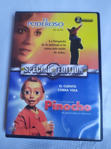 Él Poderoso Y Pinocho Doble Película Dvd Original Drama