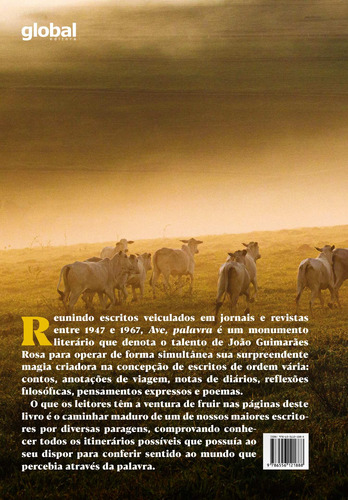 Ave, Palavra, de Rose, João Guimarães. João Guimarães Rosa Editorial Global Editora, capa mole em português, 2022