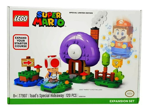 Lego 77907 Super Mario Toad's Special Hideaway Set