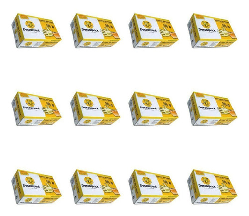 Imagem 1 de 1 de Descarpack Luvas Látex P/ Procedimentos G C/100 (kit C/12)