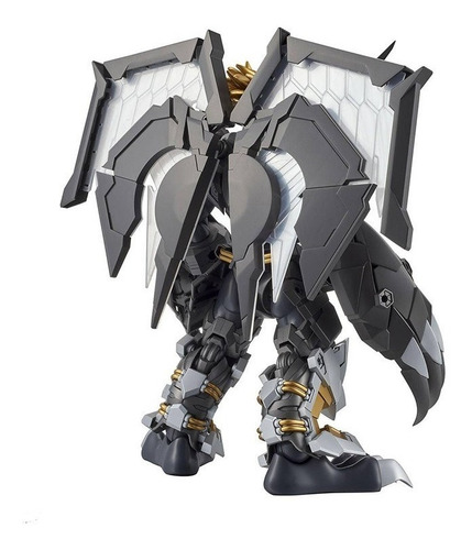 Boneco Black Wargreymon Amplified Digimon Bandai Figure-rise