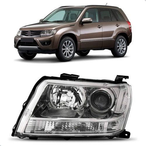 Farol Vitara 2009 2010 2011 2012 2013 2014 2015 Manual/eletr