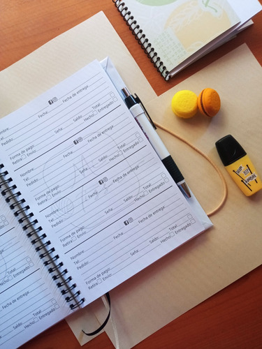 Cuaderno De Pedidos
