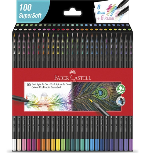 Colores Faber Castell Eco X 100