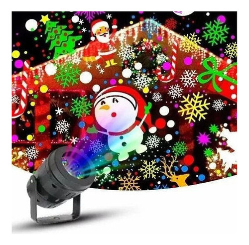 Foco LED en forma de copo de nieve, resistente al agua, para luces navideñas, color negro, 110 V