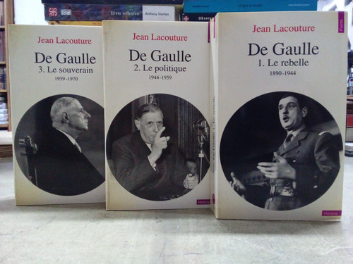 De Gaulle - Jean Lacouture - 3 Tomos - Éditions Du Seuil