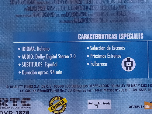 Dvd Cuando El Cielo Cae (Usado)