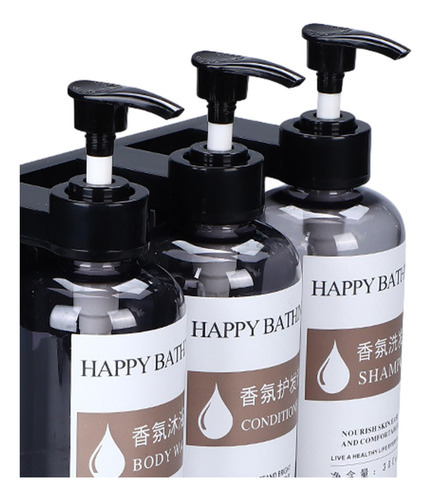 # Dispensador De Ducha De Loción, Contenedor Gris 3 Ranuras