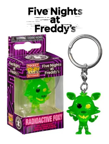 Funko Pop! Keychain Five Nigths At Freddy's Radiactive Foxy 