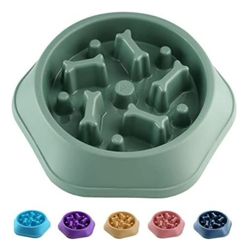 Comedero Comelento Perro Gloton Importado Antideslizante Varios