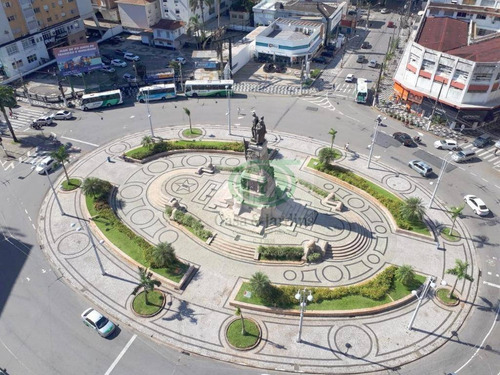 Imagem 2 de 23 de Gonzaga - Localização Privilegiada, Frente P/a Praça Independência. Apartamento 02 Dormitórios , Andar Alto, Vista Livre Total - Ap5836