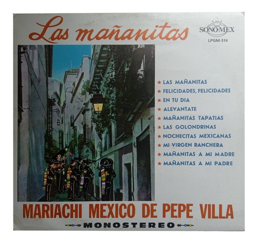 Mariachi México De Pepe Villa - Las Mañanitas (1979) - Vinyl