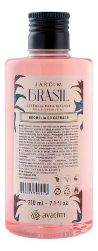 Kit 2 Essência Bromélia Do Cerrado 210ml Difusor De Varetas