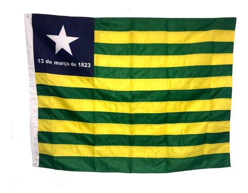 Bandeira Do Estado De Piauí 3 Panos (1,92 X 1,35)