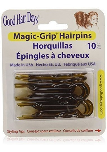Horquillas - Magic Grip Hair Pins Set Of 10 By Good Hair Day