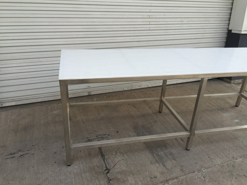 Mesón Amasijo Panadería Cubierta Polietileno 200x90 Cms