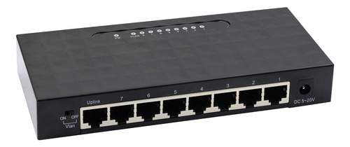 Conmutador Gigabit De 8 Puertos, Divisor Ethernet De De Red