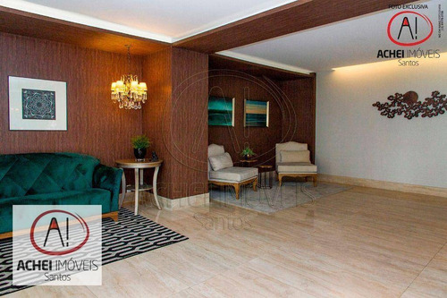 Imagem 4 de 21 de Apartamento Com 3 Dormitórios, 3 Suites, Prédio Com Lazer, 3 Vagas, À Venda, 210 M² Por R$ 2.731.050 - Embaré - Santos/sp - Ap11274