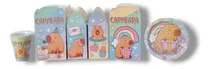 Comprar Capibara Kit Fiestas De Cumpleaños Cajas+vasos+platos 10p Capibara Capibara Capibara
