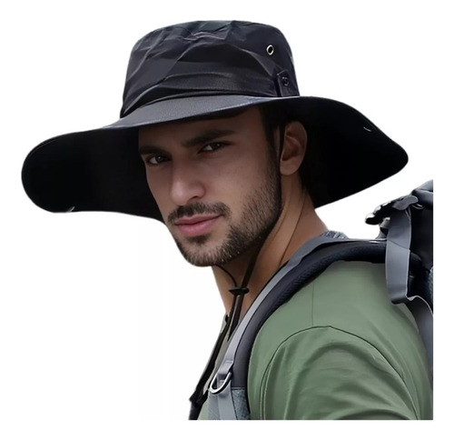 Sombrero De Pescador Plegable De Ala Ancha