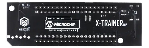 Tarjeta de desarrollo incluye PIC18F4550 y cable USB-C, modelo X-TRAINER DIP, MICROSIDE MICROCHIP
