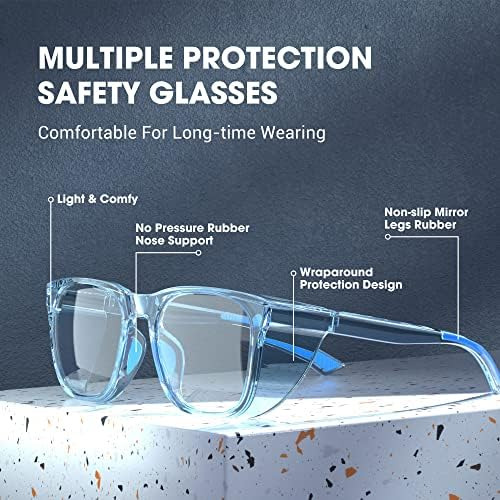 Torege Gafas De Seguridad Elegantes, Gafas Antivaho, Gafas P