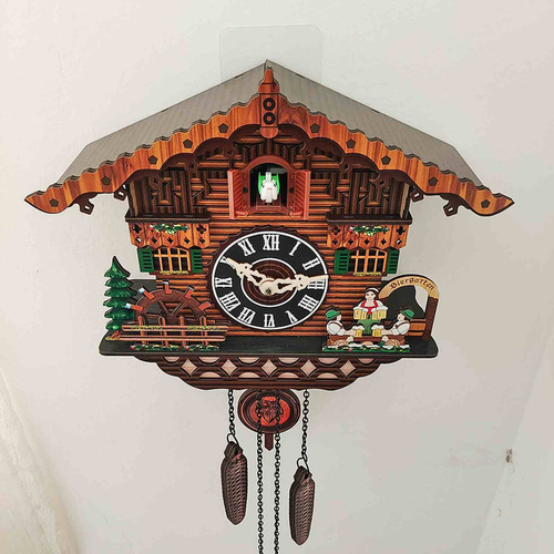 Reloj De Cuco En Forma De H, Tradicional, Estilo Chalet, Bos