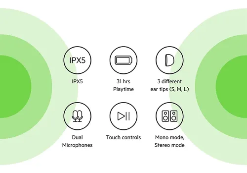 Belkin Soundform Rise - Auriculares Inalámbricos Con Funda D