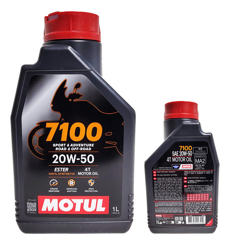 Oleo Motul 1 Litro 7100 20w50 4t Sintetico Motos Bmw