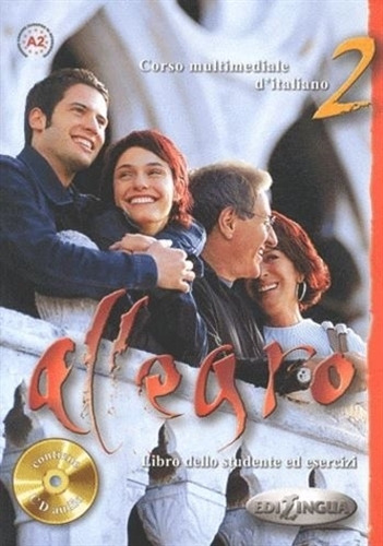 Allegro 2 - Libro Dello Studente + Esercizi, de Toffolo, L.. Editorial Edilingua, tapa blanda en italiano, 2005