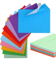 Comprar Paquete De 50 Sobres De Colores, Sobres Para Tarjetas 5x7, S
