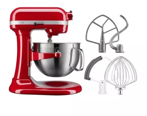  KitchenAid Professional 600 Standing Bowl 5.7 lt. Color Empire  Red, Model KP26M9PCER, 60Hz. 120 Volts. : Hogar y Cocina