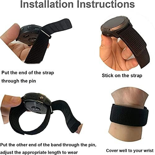 Malla De Silicona Y Reemplazo De Nylon Para Garmin Instinct