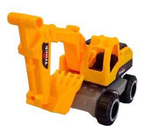 Set 2 Maquinas Excavadora Y Maquina Juguete L20cm A9cm A10cm