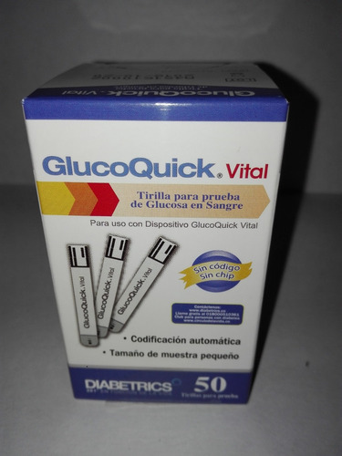 50 Tirillas Gluco Quick Vital