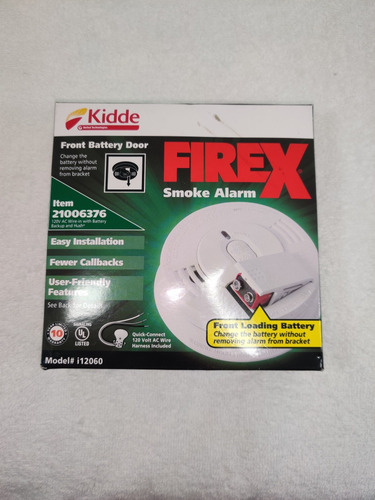 Alarma Detectora De Humo Kidde I12060