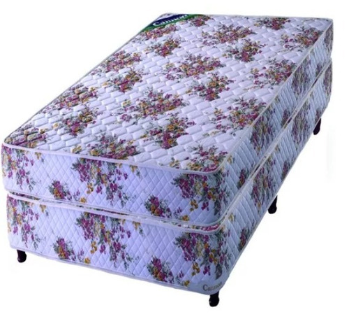 Imagen 4 de 5 de Sommier Y Colchon Cannon 1 Plaza Princess 80x190 Espuma