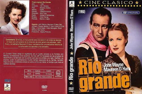 Rio Grande Dvd John Wayne Maureen O'hara Western