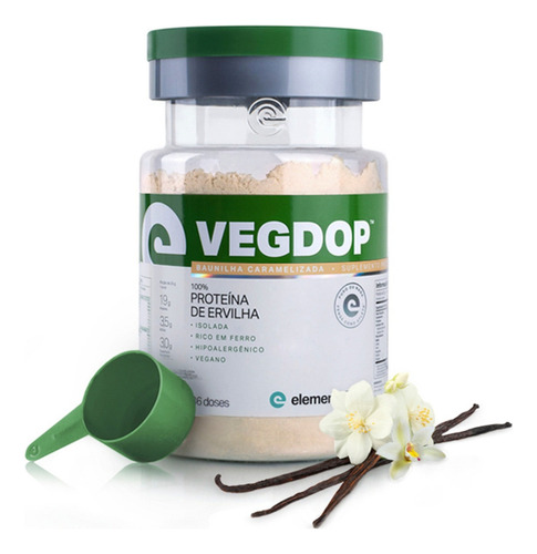 Vegdop Proteína De Ervilha (900g) Elemento Puro - Vegano