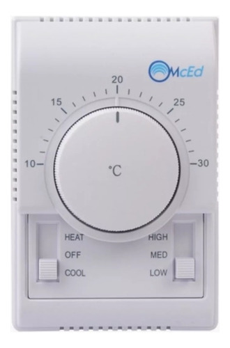 Termostato Ambiental De 1 Etapa 3 Velocidades 220v