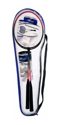 Kit Badminton 2 Raquetes + 3 Petecas Para Iniciantes
