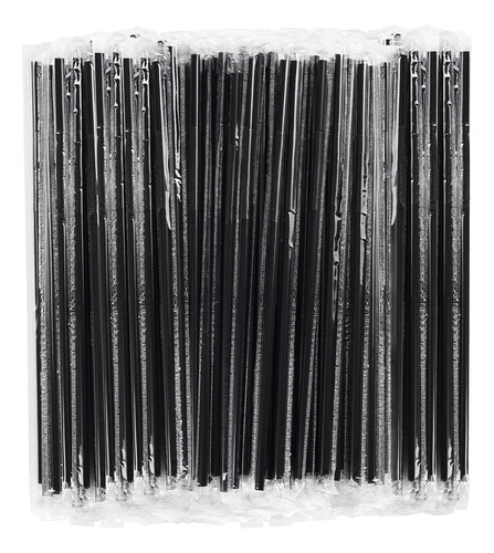 200 Piezas De Plástico Negro Extralargas Empaquetadas Indivi