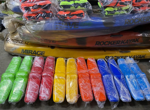Flotador Universal Para Kayak Con Espejo Para Motor - Rocker