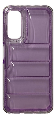 Protector Para Samsung A14 Puffer Purpura